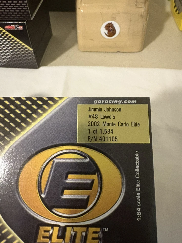 02 RCCA Elite Nascar Lowe’s Jimmy Johnson #48 1/64 Diecast Car LE 1/1584 Rookie - Image 3 of 4