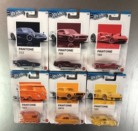 HOT WHEELS 2026 PANTONE SILVER SERIES ( SET OF 6 ) MUSTANG BOSS CAMARO NISSAN