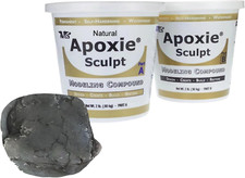 Apoxie Sculpt - 2 Part Modeling Compound A  B - 4 Pound, Apoxie Sculpt for Sc