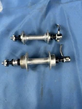 Vintage Cycle Pro Hubs W Quick Release Skewers Bicycle Parts