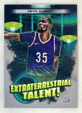 Kevin Durant 2023-24 Topps Chrome Cosmic Suns Extraterrestrial Talent ET-11