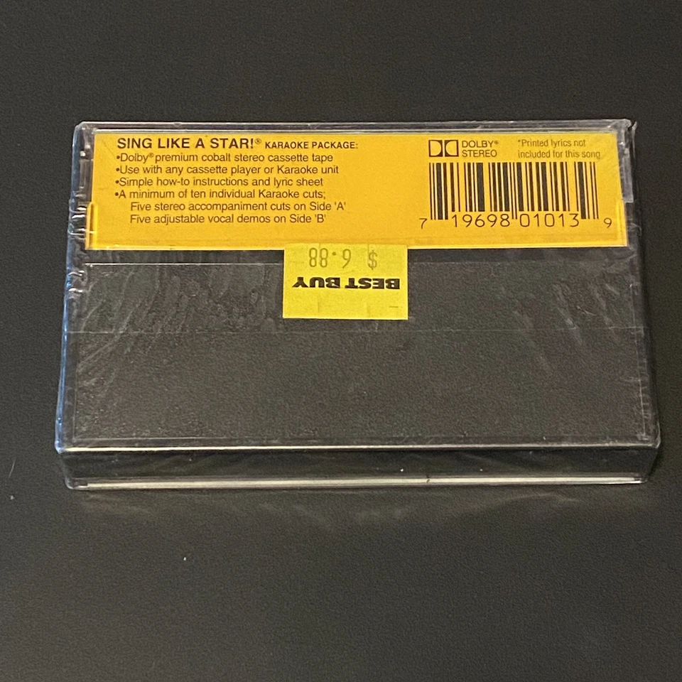 Priddis Music Sing Like Stevie Wonder Karaoke Cassette 1013 - New Factory Sealed - Image 2 of 3