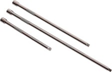 3pc 1/4" Drive Straight Socket Ratchet Extension Bar Set 150mm 225mm 300mm