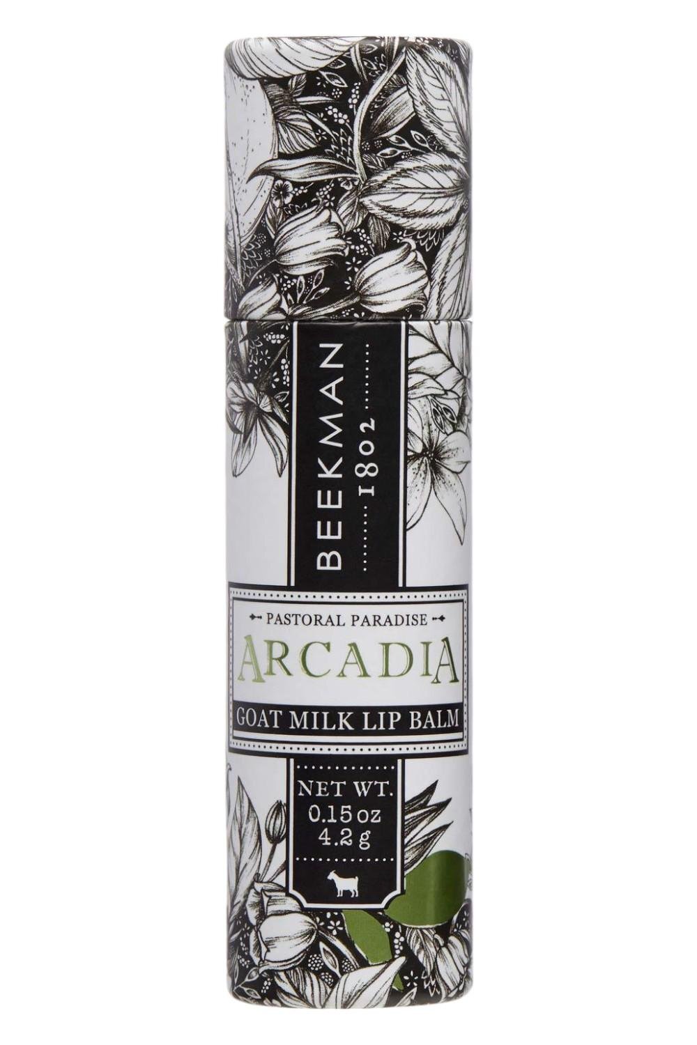Бальзам для губ Beekman 1802 Пасторальный рай Аркадия 0,15 унции/4,2 г