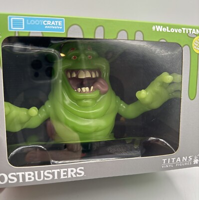 Loot Crate Exclusive Ghostbusters Titans 6.5'' Glow-in-the-Dark Slimer Vinyl Fig