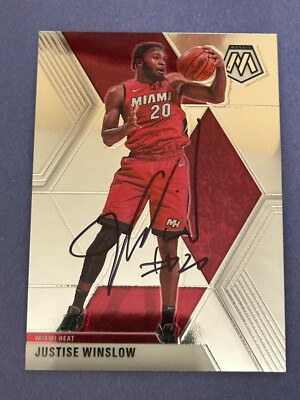 JUSTISE WINSLOW Autographed 2019-20 Mosaic card Authentic IP TTM