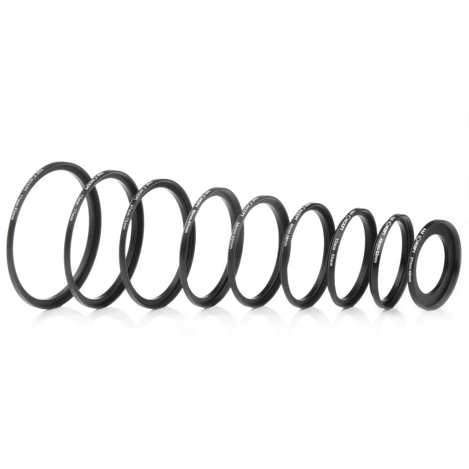 18x Camera Lens Filter Adapter Step Up Down Ring 37 49 52 55 58 62 67 72 77 82mm - Image 3 of 4