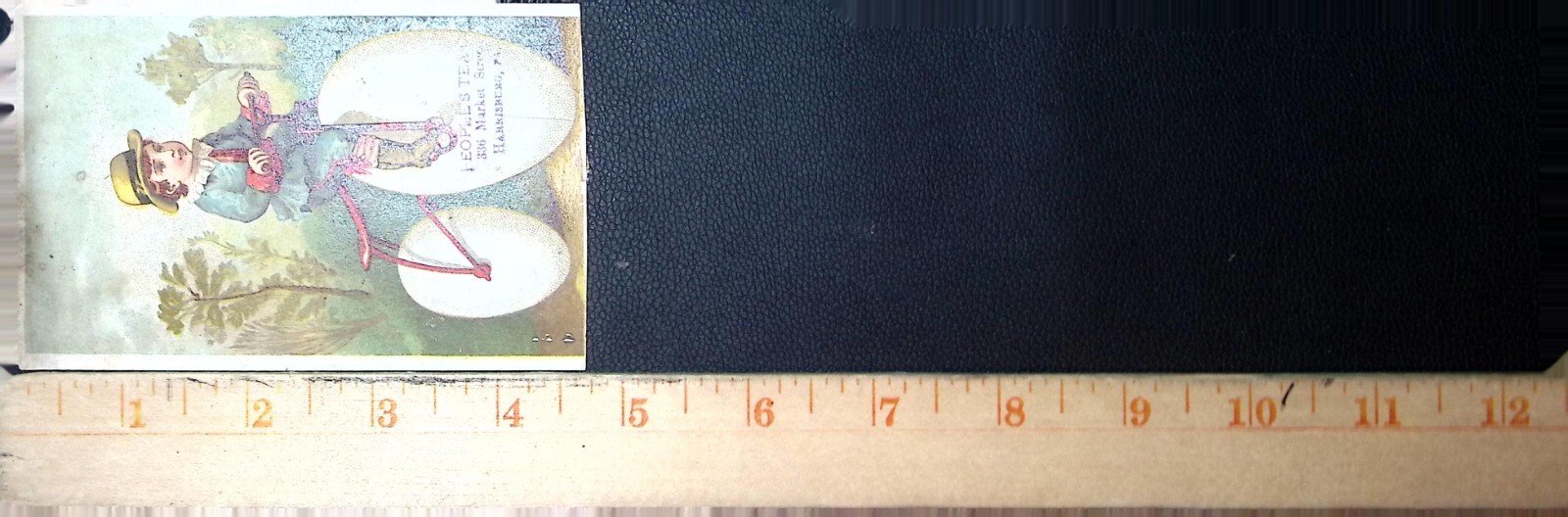 Victorian Trade Card People's Tea Co. Harrisburg PA