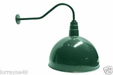 Deep dome Barn Lighting Fixture 20" Gooseneck AGB101-AD20 RLM Light