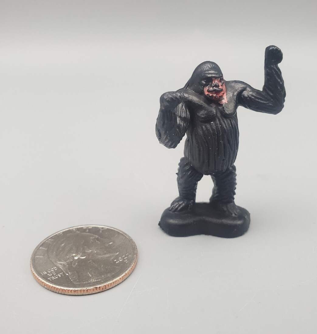 Vintage King Kong Big Foot Monster Hard Plastic - Made in Hong