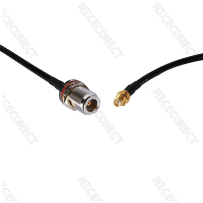 3Ft SMA Female to N Female Antenna Pigtail Cable Cord KSR195 For WiFi Router 1M