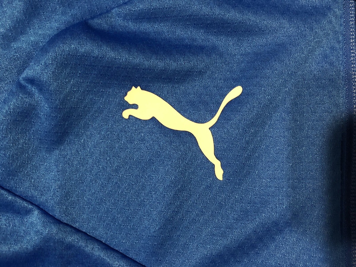 New M Puma FIGC Italy National Team 1/4 Zip Training Top World Cup