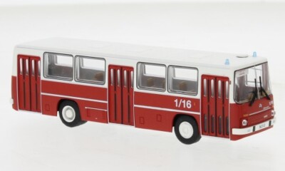 H0 1/87 Brekina 59807 Bus Ikarus 260 Feuerwehr Flughafen Leipzig Neuware OVP