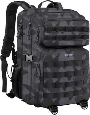 Backpack Large 40L Mens Tactical Rucksack Large Capacity Outdoor Waterproof