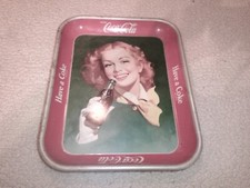 Vintage 1948 Coca-Cola Advertisement Tray have a drink Redhead Girl 13.5 x 10.5