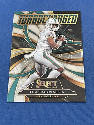 2020 Panini Select Turbocharged #T21 Tua Tagovailoa Rookie Dolphins RC