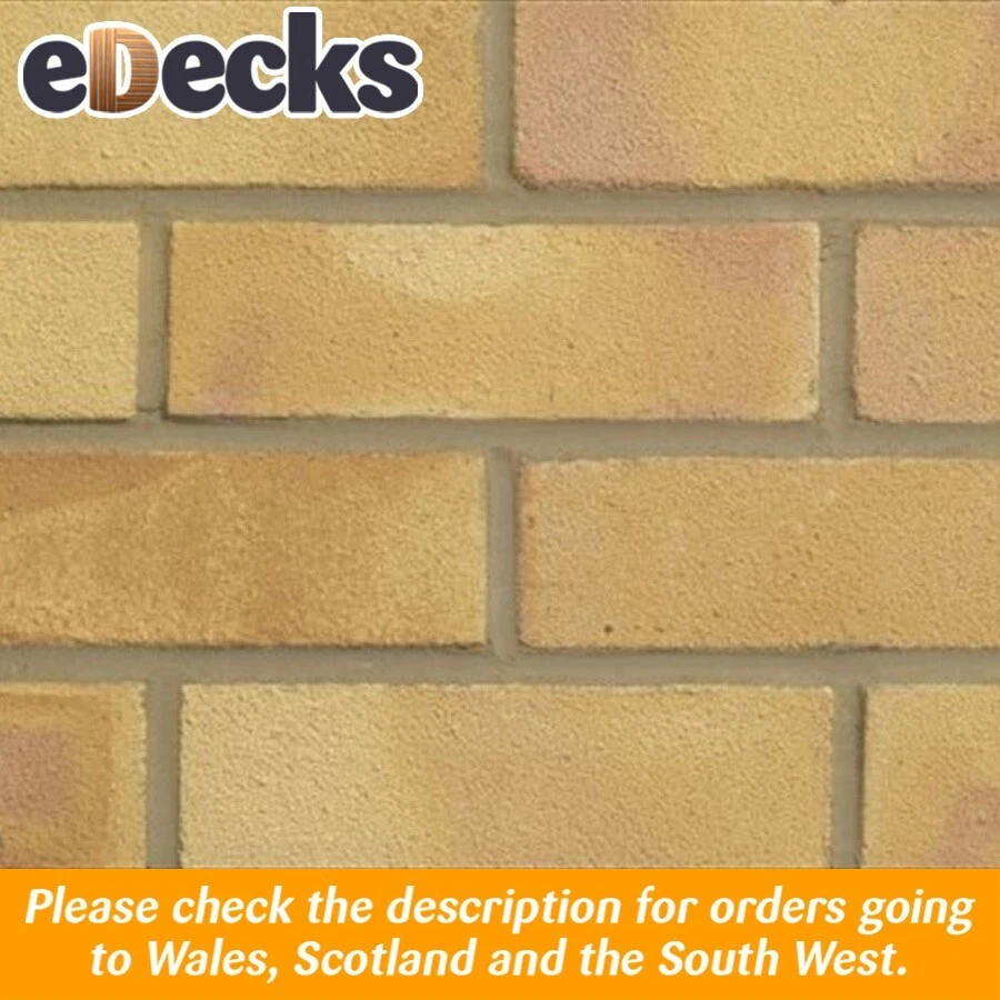 LBC 65mm Golden Buff Bricks 390 Per Pack Extension Wall Brick