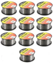 (10) rolls Forney 42300 E71T-GS 2 lb .030 Flux Core Mild Steel Mig Welding Wire 