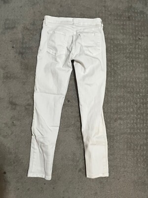 Derek Lam 10 Crosby Women s Jeans 26 White Devi Mid Rise Authentic Skinny Denim