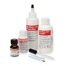 Lang Jet Denture Repair Complete Kit Acrylic Fibered Pink Fast Set #1223FIB