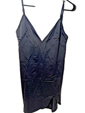 VICTORIA'S SECRET FOR LOVE  LEMONS LAUREL SLIP Short Dress Size S BLACK NWT 