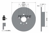 Bremsscheibe Opel T. Astra 1.0-1.6 15-