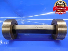 3" 16 NS 3 THREAD PLUG GAGE 3.0 GO NO GO P.D.'S = 2.9604 & 2.9657 3-16 3.00