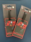 2 BRAND NEW LUGGAGE TAG TAMPA BAY BUCCANEERS NFL IDENTIFICATION  RAISED AMINCO — photo 1