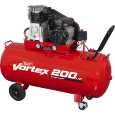 Image of Sealey SAC1203B Air Compressor 200 Litre 240v