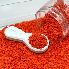 FAKE 3MM Red Round Circle Disc Polymer Clay Sprinkle NOT EDIBLE D17-05