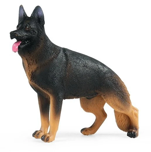 German Shepherd Dog Animal Toy PVC Action Figure Doll Kids Toys Party Gifts