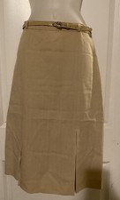 Vintage Union Made USA Pleated Bottom Wiggle Skirt original Belt Size 11-12 Med