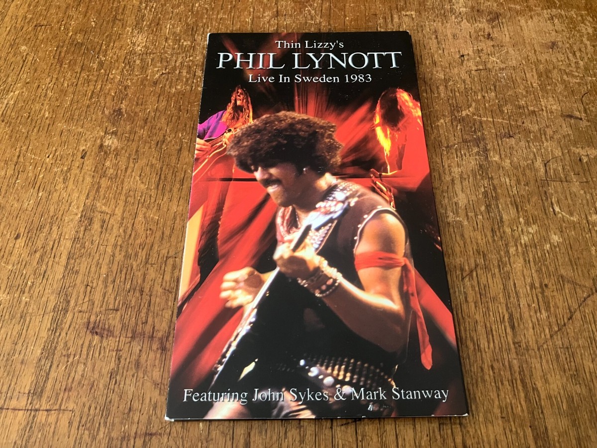 THIN LIZZY'S PHIL LYNOTT Live In Sweden 1983 2-CD BOX John Sykes