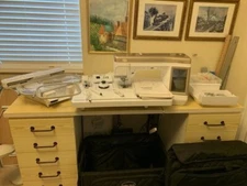  BABY LOCK UNITY SEWING QUILTING EMBROIDERY MACHINE WITH ALL ACCESSORIES