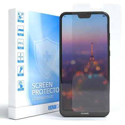 EAZY CASE 1x Displayschutzglas für Huawei P20 Lite Schutzglas Folie Schutz Glas