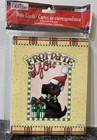 10 Mary Engelbreit Christmas Note Cards w/Envelopes Scottie Dog/Santa Hat & Gift — photo 1