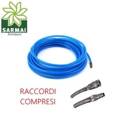 Tubo Aria Compressa compressore in Poliuretano 10m diam. 6x8 7,5x10 con raccordi