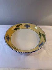 Maxam Mediterranean 13" Hand Painted Pasta Serving Bowl