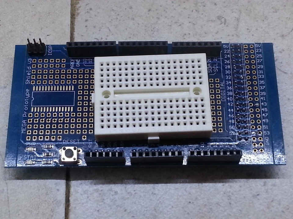 MEGA Prototype Protoshield Shield for Arduino, 170 Pin Breadboard 2560 *US Ship* - Image 3 of 4