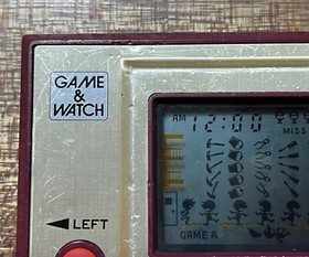 Nintendo Game & Watch Helmet CN-07 1981 Vintage Tested Working