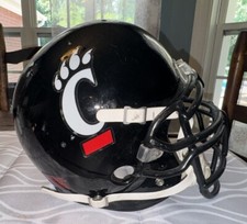 University of Cincinnati Bearcats AUTHENTIC GAME USED 2009 Helmet