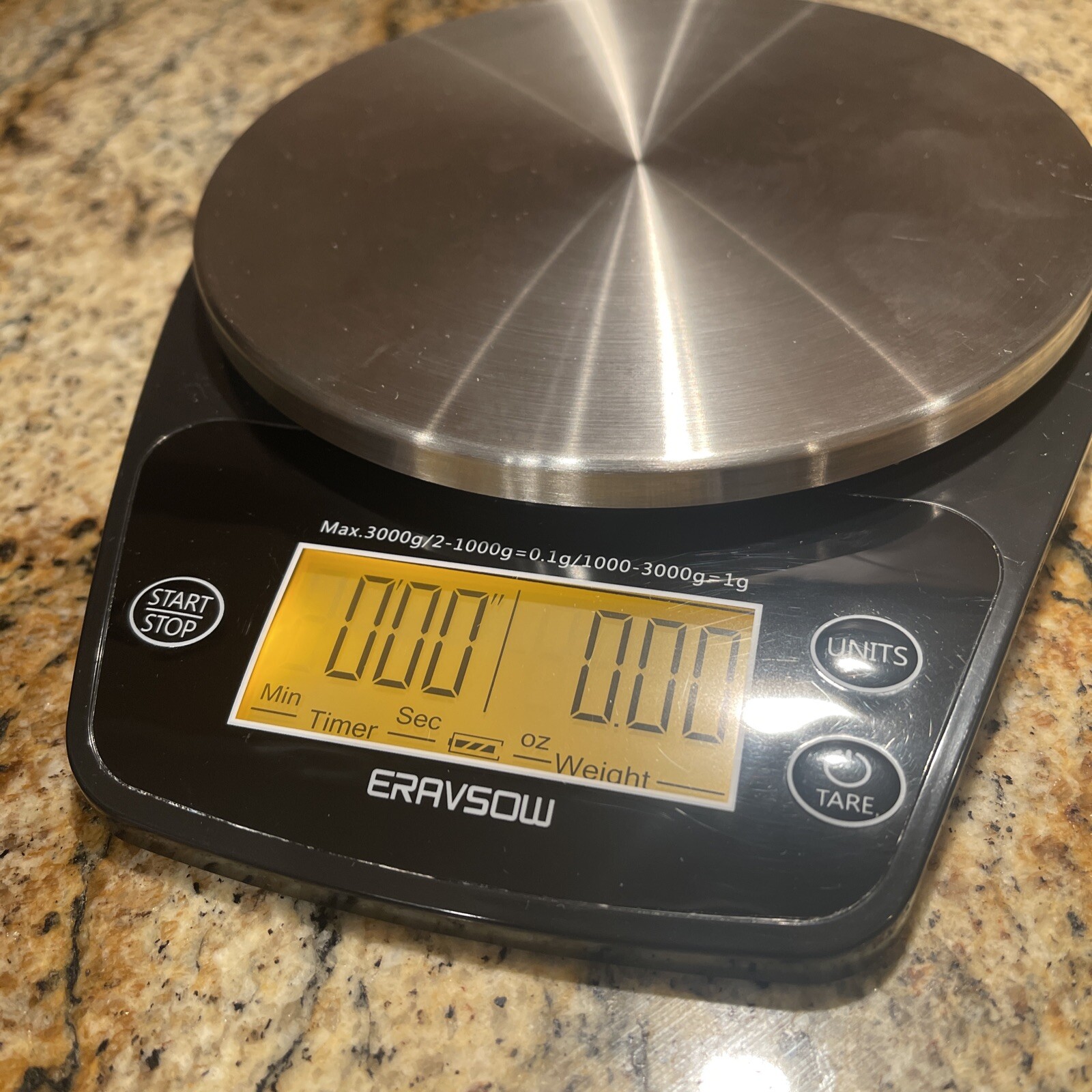 ERAVSOW Coffee Scale with Timer Digital Hand Drip Coffee