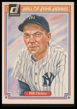 1983 Donruss Hall of Fame Heroes #26 Bill Dickey New York Yankees
