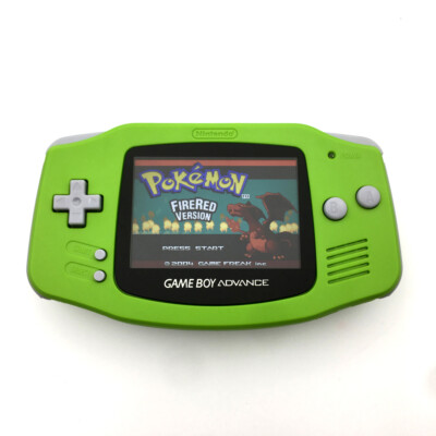 Apply Green 10 Levels brightness Backlit V2 IPS LCD Game Boy Advance GBA Console