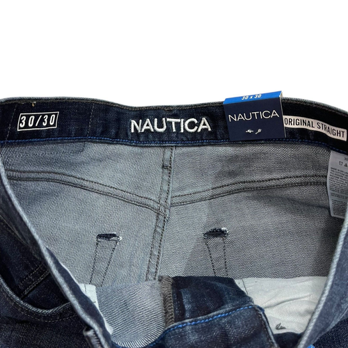 Neu mit Etikett Nautica Vintage gerade Passform Stretch Denim Herrenjeans 5 Farben alle Größen - Bild 14 von 75