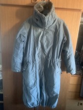 Firetrap Oversized Parka Grey/blue Coat Sz 12-16. Inner Detachable Padded Jacket