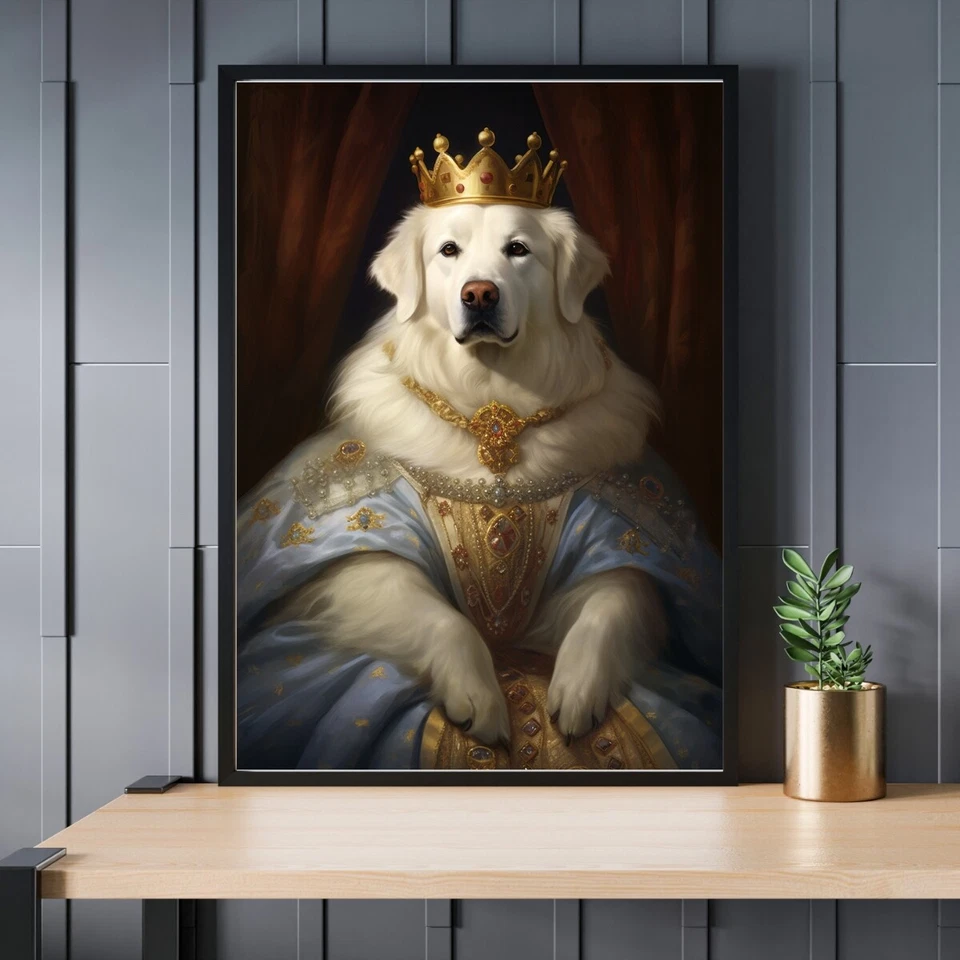 Great Pyrenees Royal Queen Jigsaw Puzzle 300/500/1000 Piece - Image 2 of 3