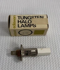 Ediswan H1 495 Tungsten Halogen Bulbs – 6V 55W – NOS Auto Lamp Pair