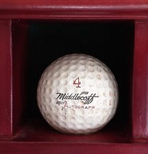 Vintage Wilson Middlecoff Autograph 4 Vulcanized Golf Ball