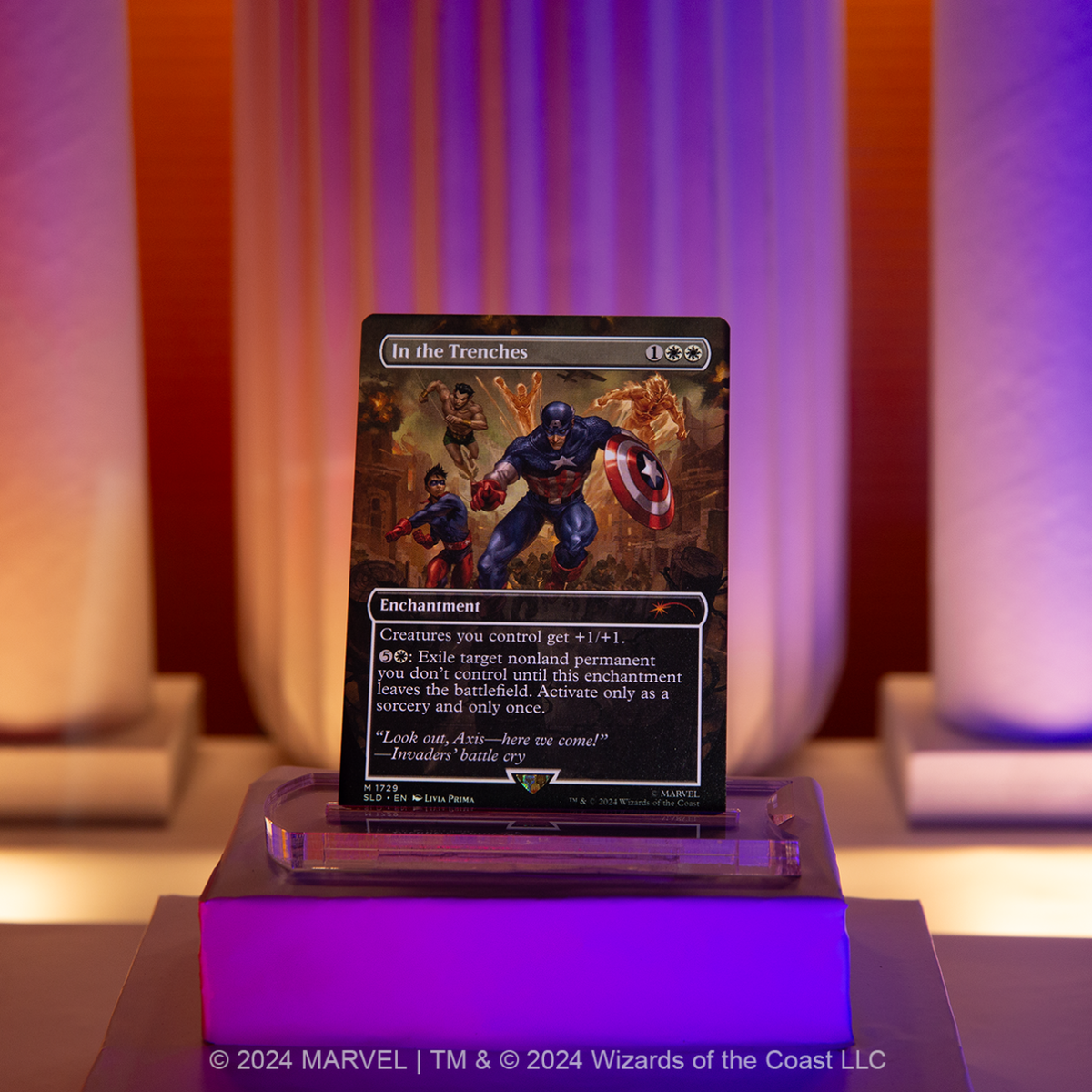 Magic the Gathering (MTG) Secret Lair x Marvel's Captain America